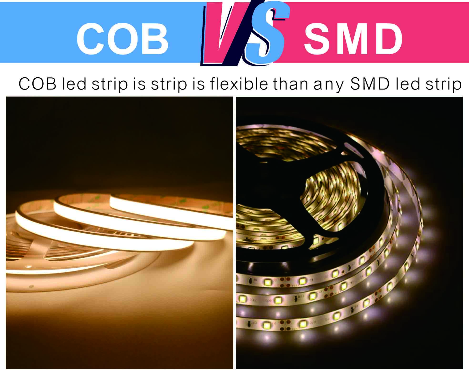 COB柔性暖黄灯带 24V暖光cob防水LED线性灯带线条灯_asiagame集团