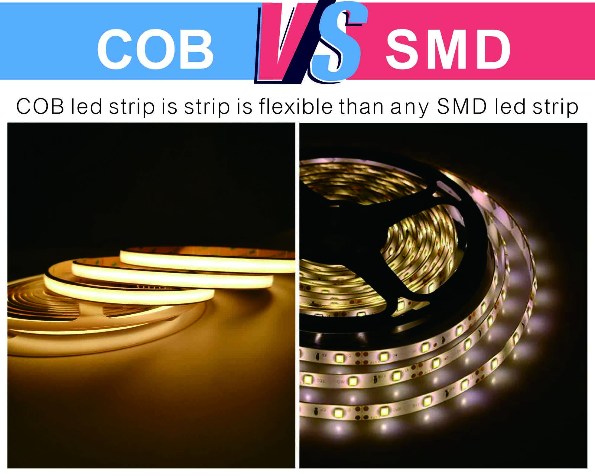 暖白COB灯带 24v低压防水LED柔性软灯条家装客厅吊顶_asiagame集团