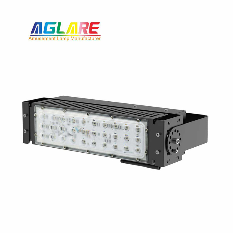 LED彩色投光灯 带？？？？50W变色RGB泛光灯