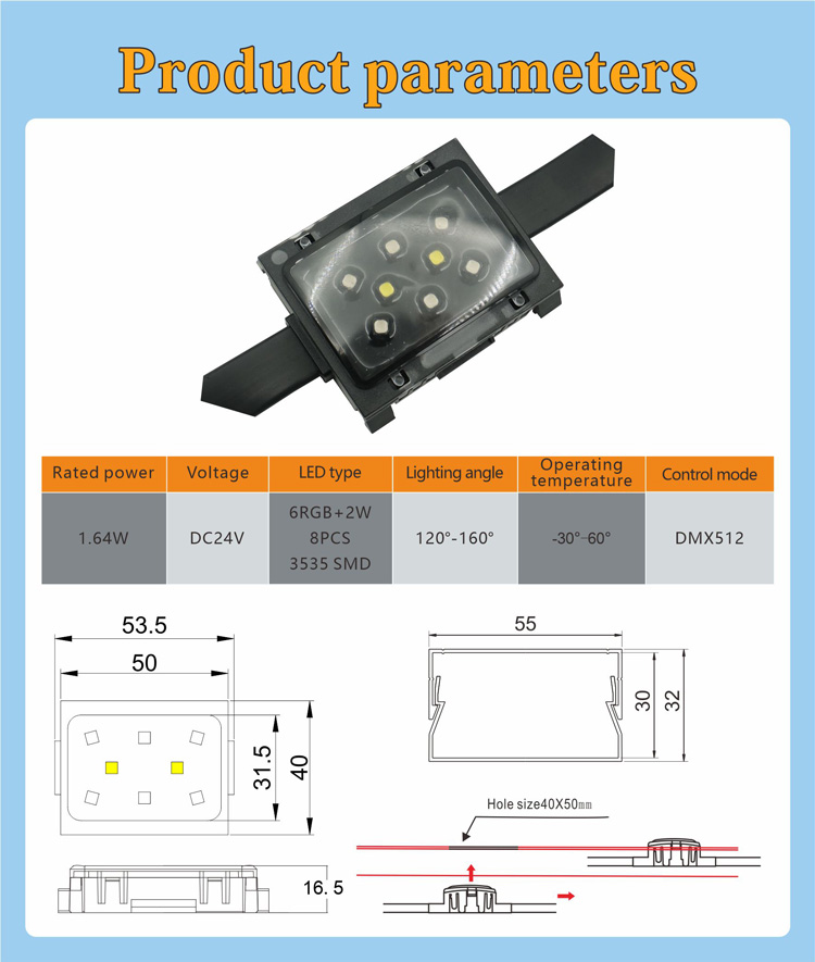 LED点光源DMX512  户外亮化工程点光源景观亮化_asiagame集团