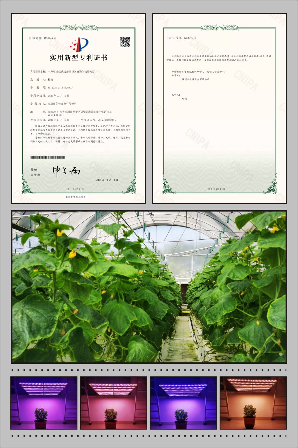 asiagame植物农场灯适用新型专利